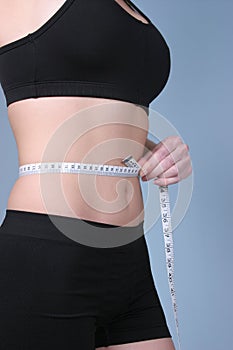 Fit - measuring waist with metric