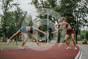 Fit Sisters: Inspiring Athletes Performing Impressive Flips in Nature& x27;s Gym