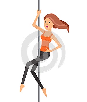 Fit woman stretching her leg to warm up - isolated over white background