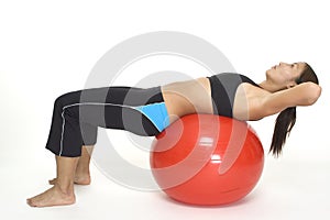 Fitball Crunch 1 photo
