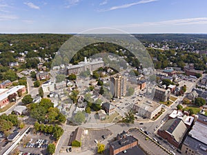 Fitchburg city aerial view, Fitchburg, Massachusetts, USA photo