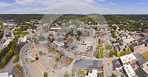 Fitchburg city aerial view, Fitchburg, Massachusetts, USA photo