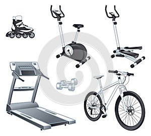 Fitnes sport - rollers exercise bicycle stepper tr