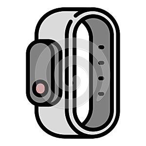 Fitness activity tracker icon, outline style