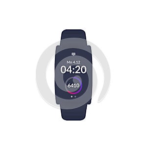 fitness bracelet or activity tracker ui design