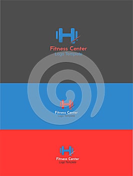 Fitness center-logo template