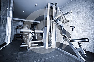 Fitness club interior