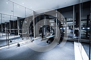 Fitness club interior