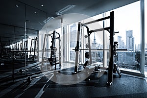 Fitness club interior