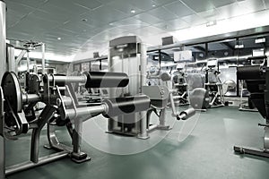 Fitness club in luxury hotel