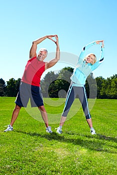 Fitness couple.