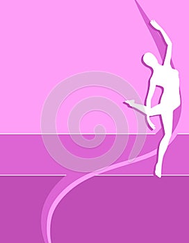 Fitness Female Silhouette Background 2