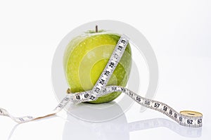 Fitness green apple