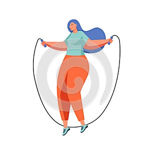 Fitness and gym people vector flat isolated illustration