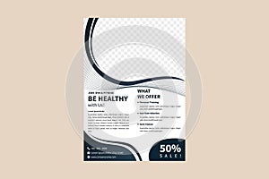 Fitness Health Business Flyer Template