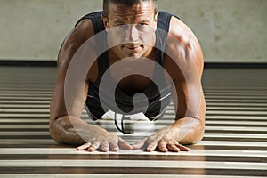 Fitness instructor workingout