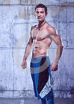 Fitness male model