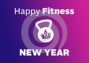 Fitness Merry Christmas and Happy New Year motivation quote for your better workout