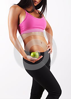 Fitness Model with an apple