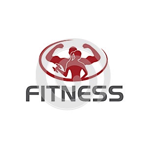 fitness silhouette character vector design temp