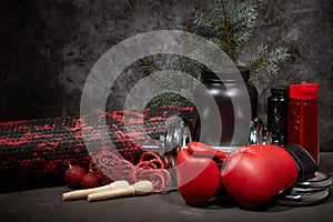 Fitness. Sports  nutrition and equipment