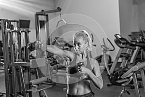 Fitness woman in gym