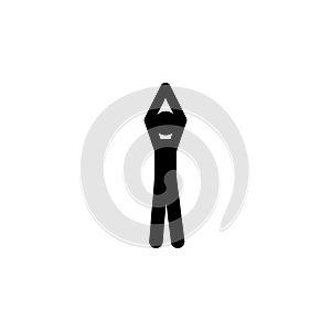 fitness, yoga icon. Element of yoga icons. Premium quality graphic design icon. Signs and symbols collection icon for websites, we