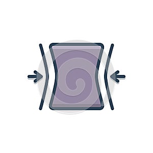 Color illustration icon for Fits, adjust and adapt photo