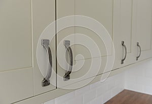 Fitted kitchen cupboards