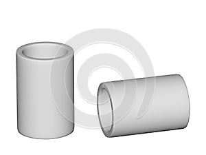 Fitting - PVC connection coupler