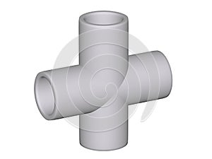 Fitting - PVC connection coupler