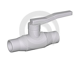 Fitting - PVC connection coupler