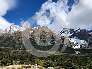 Fitz Roy and Glacier Piedras Blancas