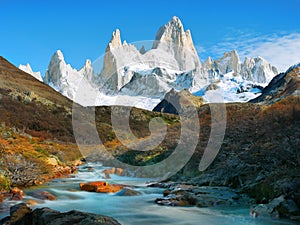 Fitz Roy Mountain, El Chalten, Patagonia, Argentina photo