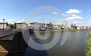 Fiume Arno river in Florence Italy