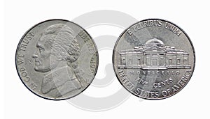 Five American cents
