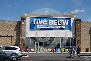 Five Below Retail Store. Five Below is a chain that sells products that cost up to $5 III