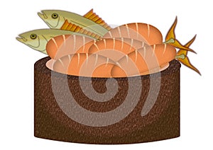 Five breads and two fishes