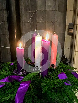 The five candles of Advent