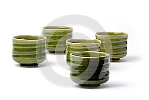 Five chinese tea cups 3