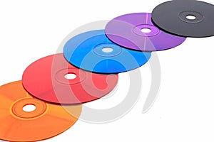 Five color compact disks (DVD)