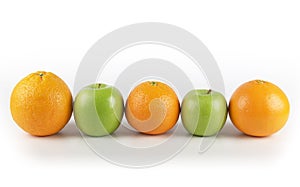 five a day example: Five a day oranges and apples