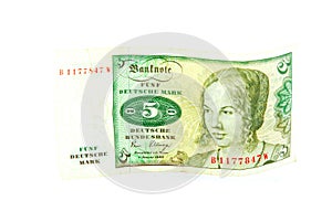 Five Deutsche Mark photo