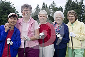 Five Elderly Women