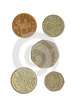 Five English Coins 2