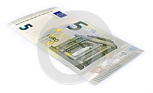 Five euro banknote