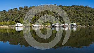Five Fishermens Cottages Georges River Sydney Australia 16x9 photo