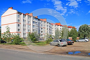 Five-floor apartment house