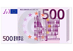 Five hundred euro banknote