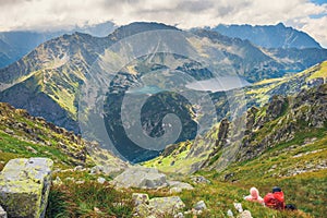 Five lakes valley in High Tatra Mountains, Poland